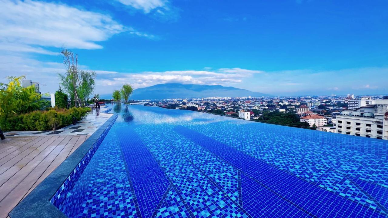 Luxury New Perfect Pool Gym Condo1 Br Chiang Mai Exterior foto